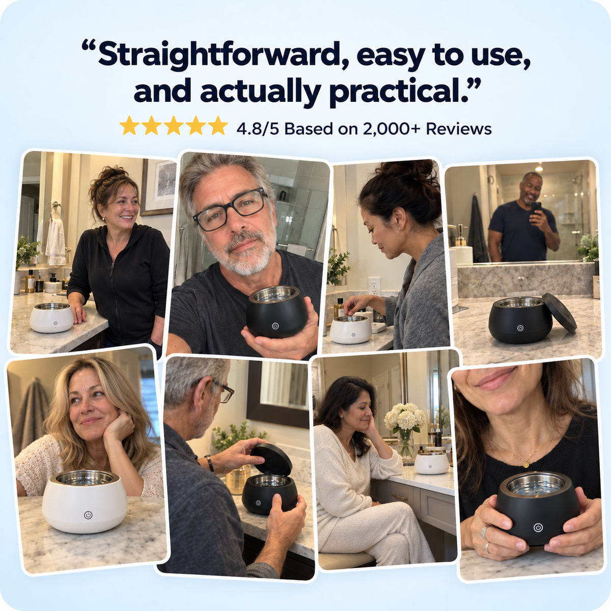Clera Pod™ Ultrasonic Denture Cleaner